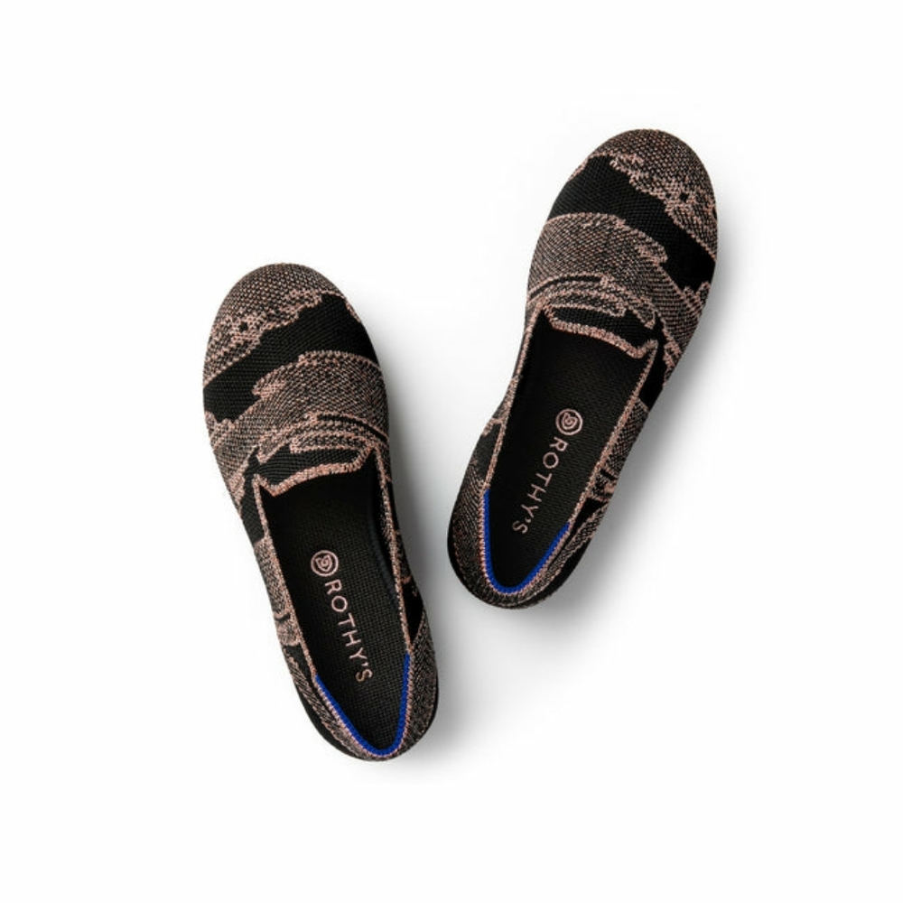 Rothy's Kids Golden Shimmer Loafers